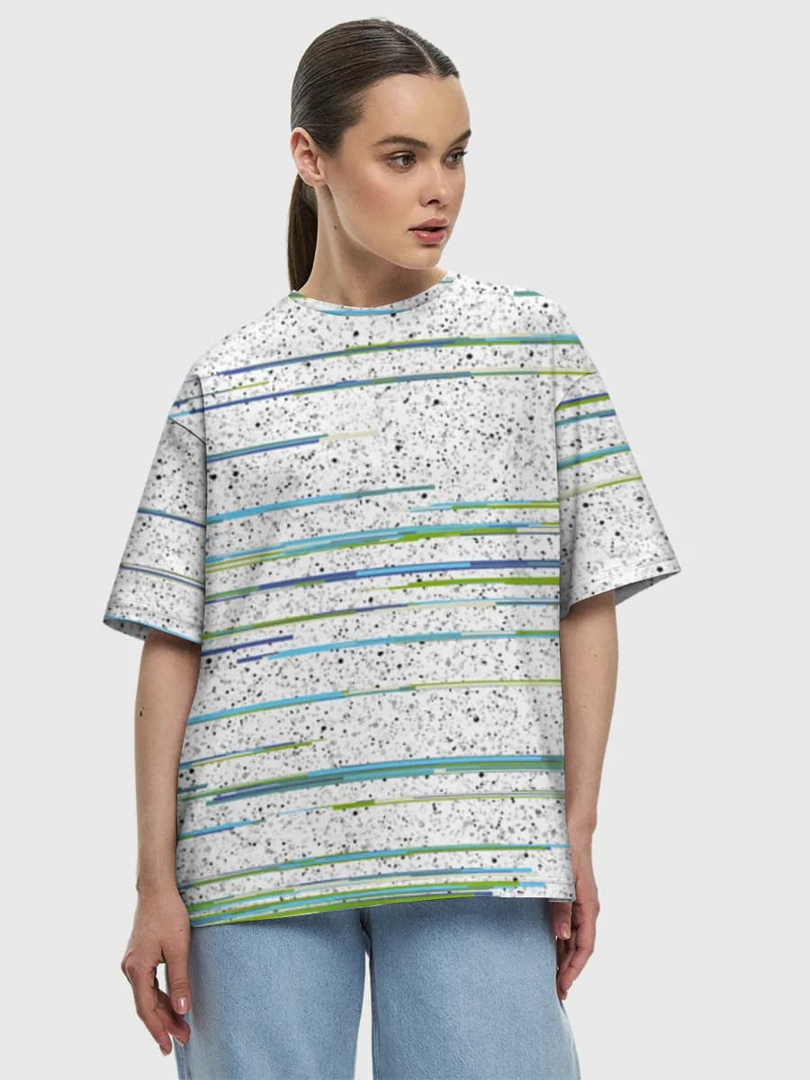Women's oversized cotton T-shirt