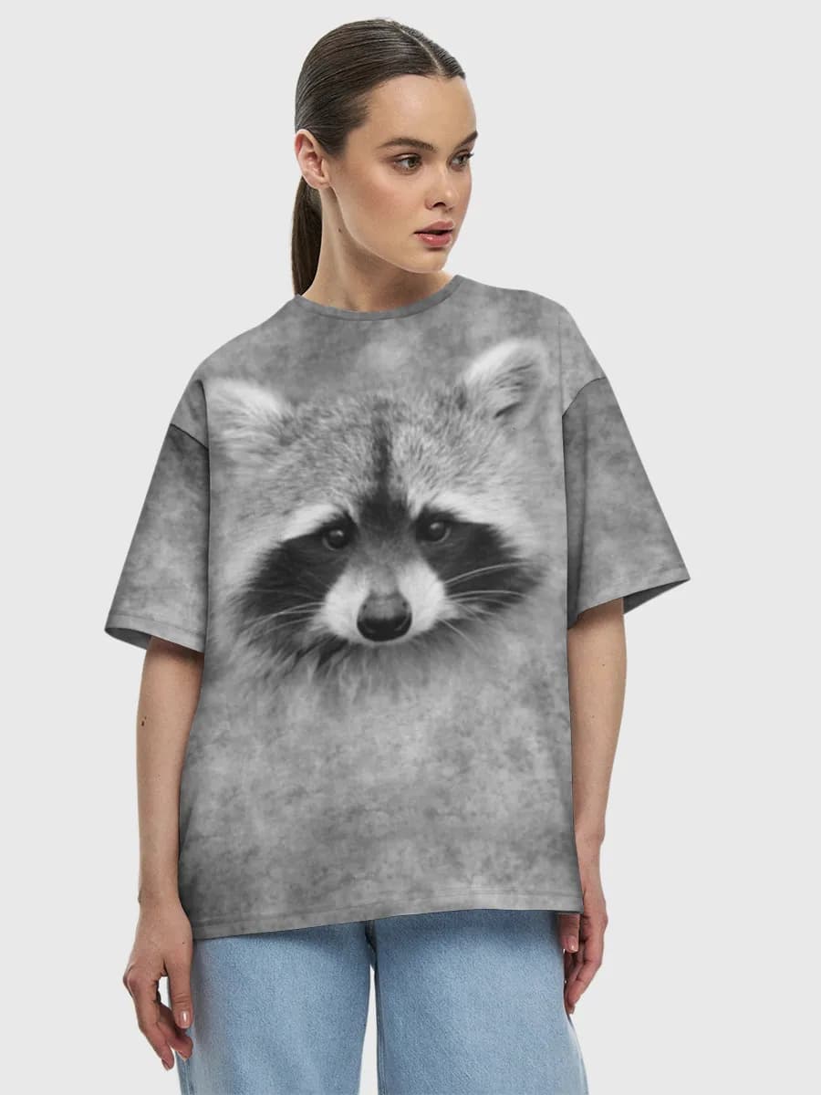 Women's oversized cotton T-shirt