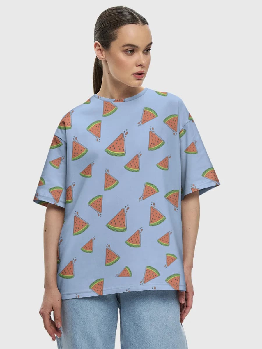 T-shirt Coton Oversize Femme