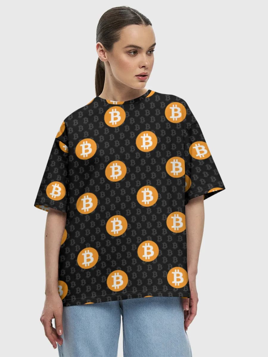 Women's oversized cotton T-shirt