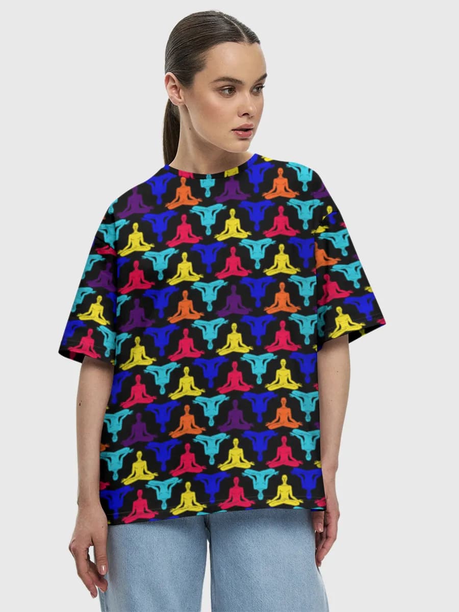Women's oversized cotton T-shirt