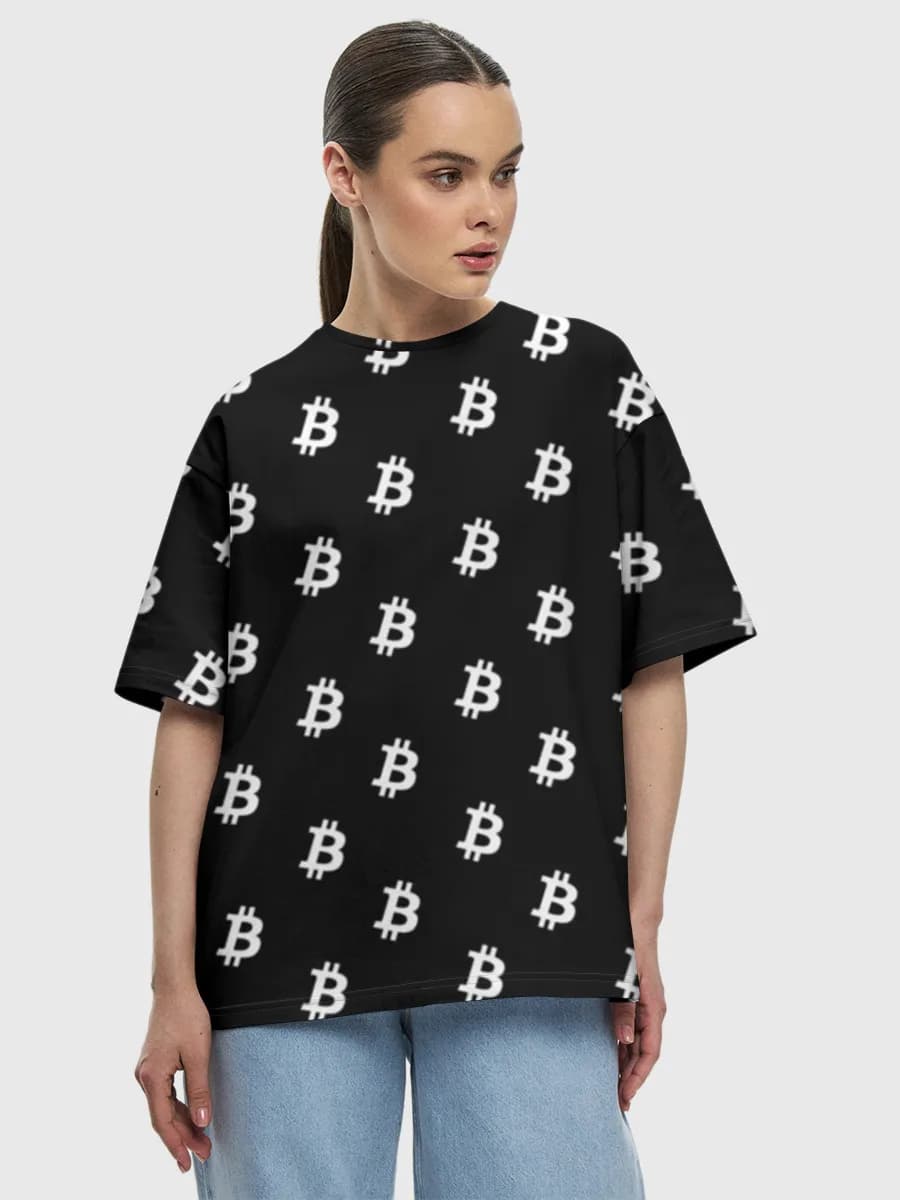 Women's oversized cotton T-shirt