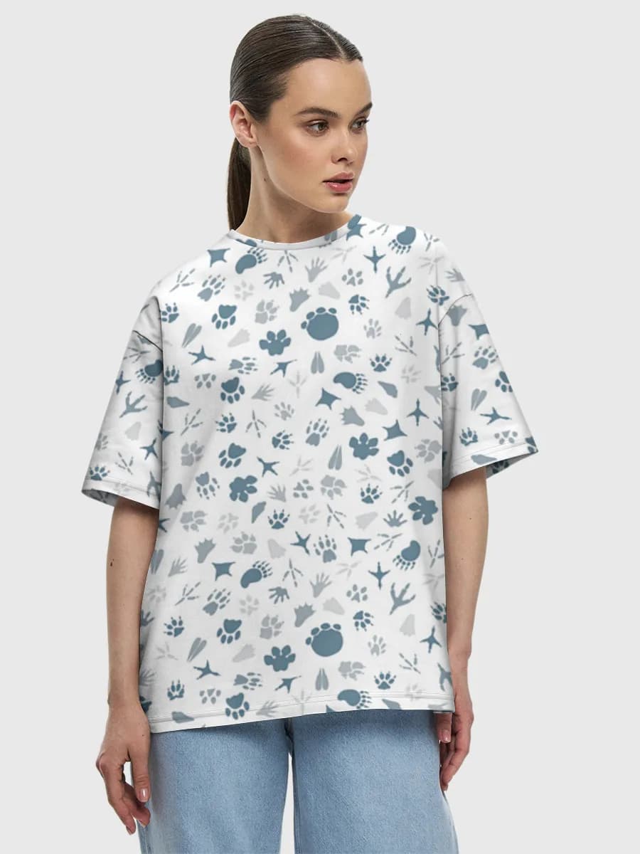 Women's oversized cotton T-shirt