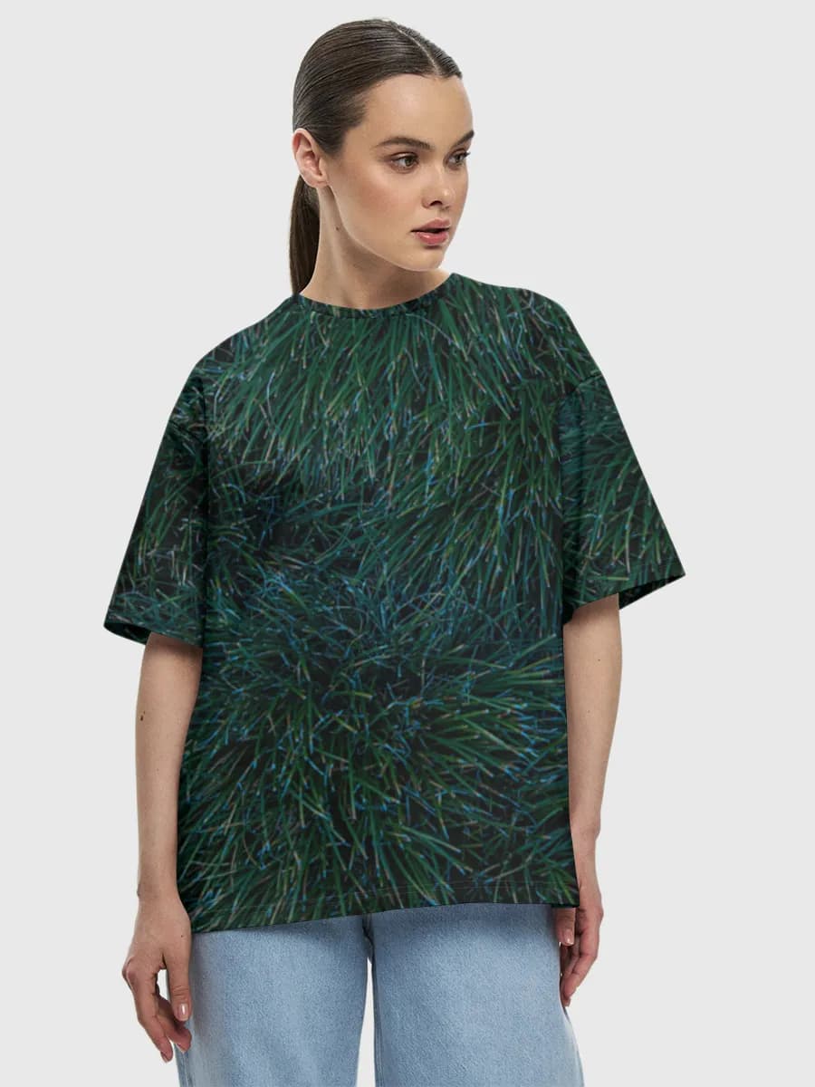 レディース ビッグシルエット コットンTシャツ