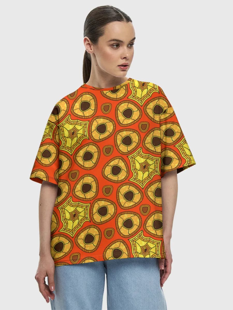 Women's oversized cotton T-shirt