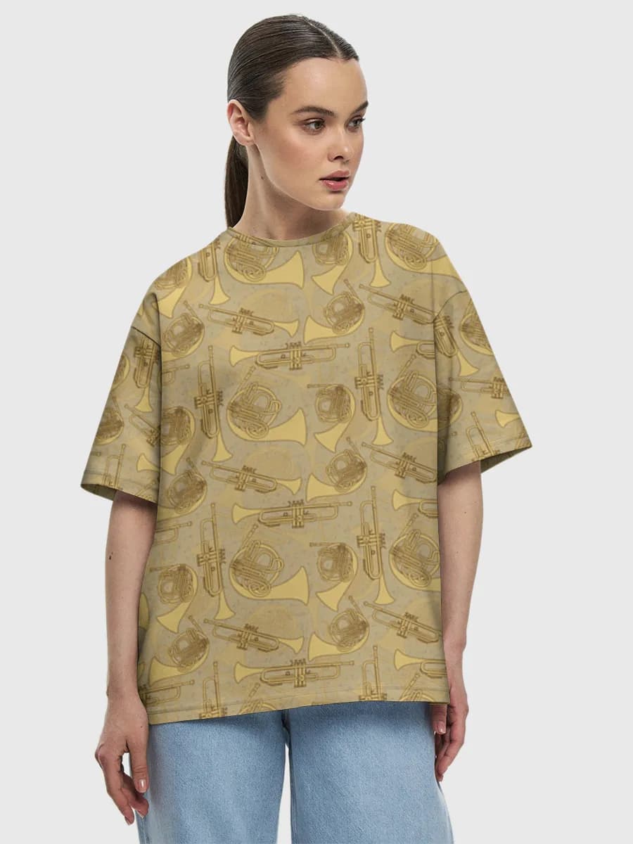 Women's oversized cotton T-shirt