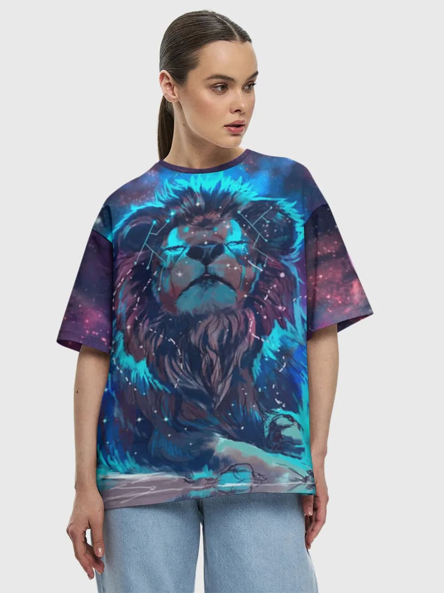 Women's oversized cotton T-shirt