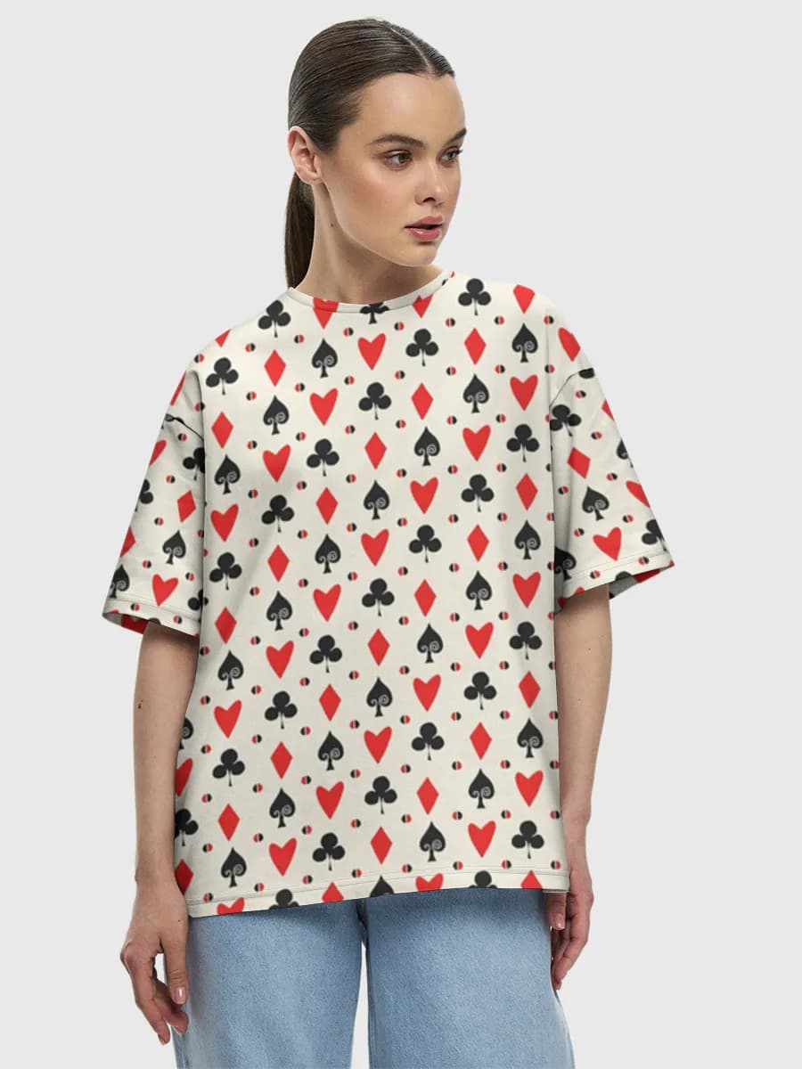 Women's oversized cotton T-shirt