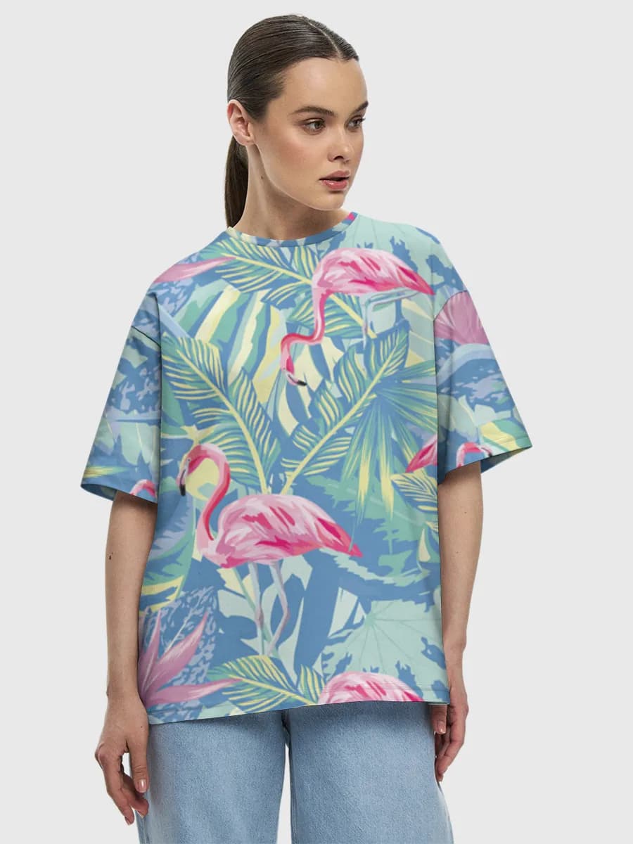 Women's oversized cotton T-shirt