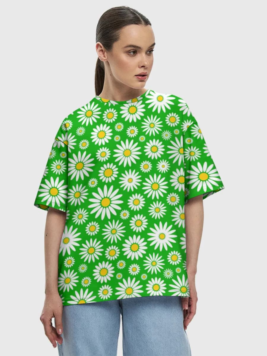 Women's oversized cotton T-shirt