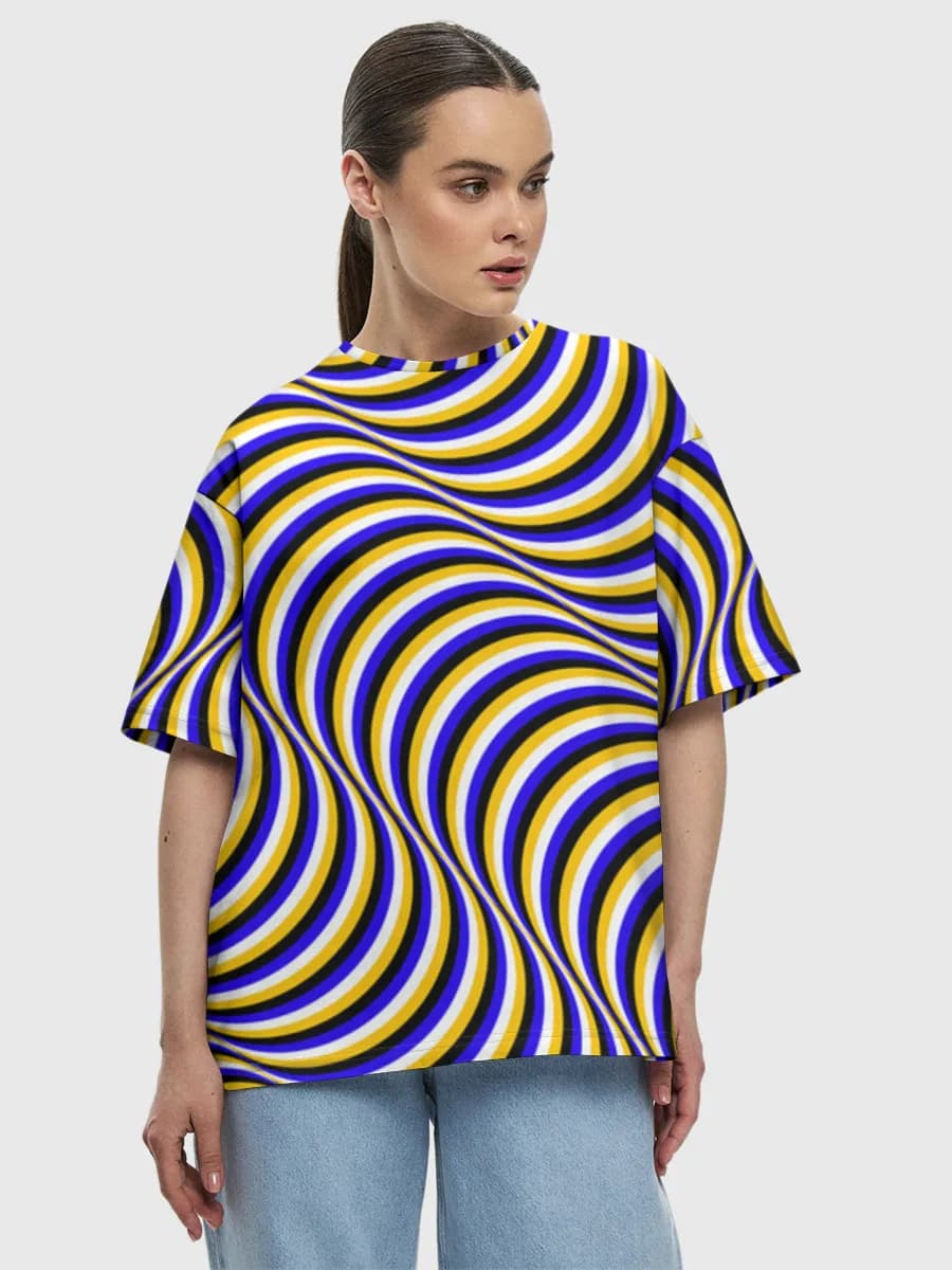 レディース ビッグシルエット コットンTシャツ