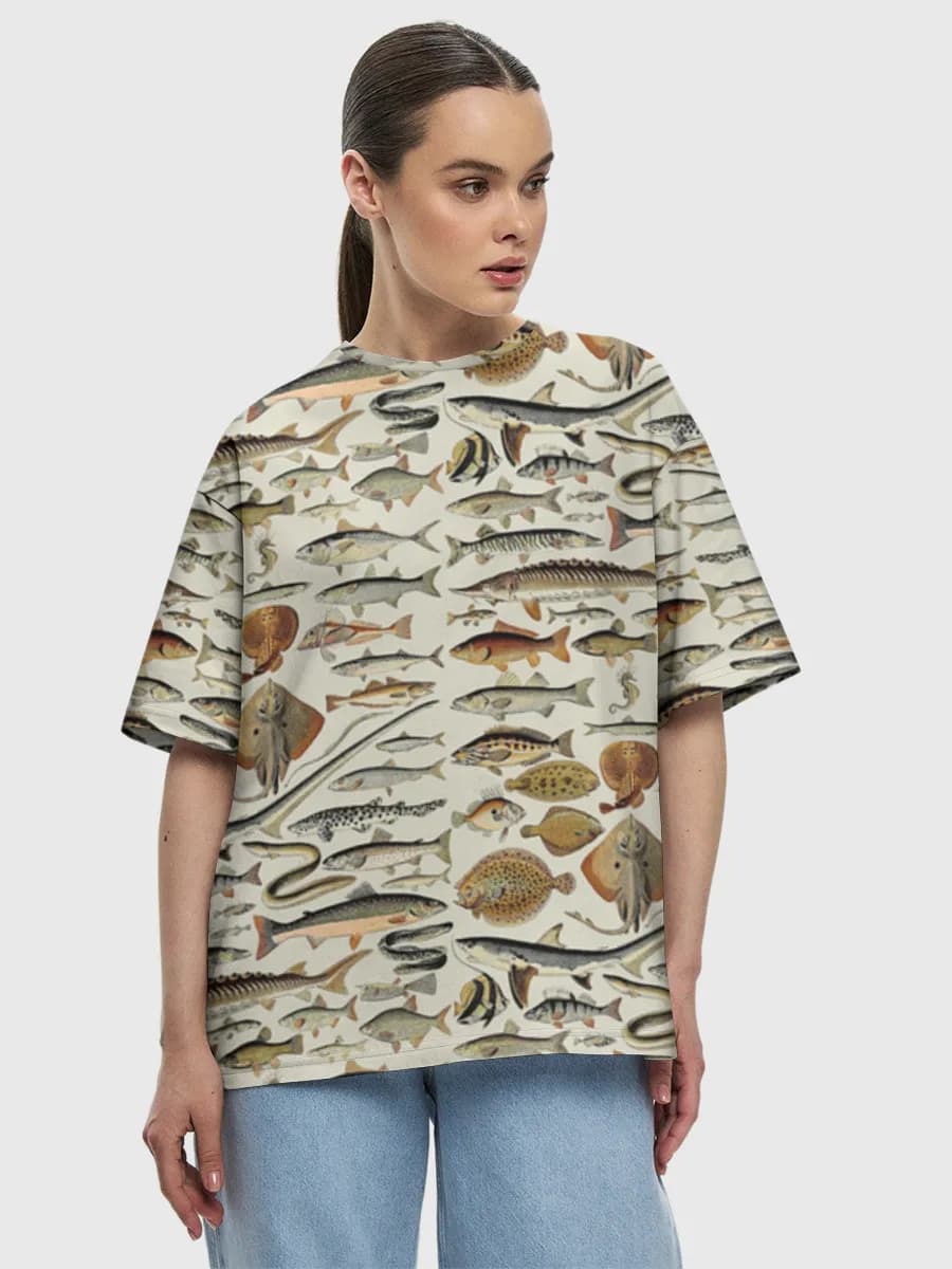 T-shirt Coton Oversize Femme