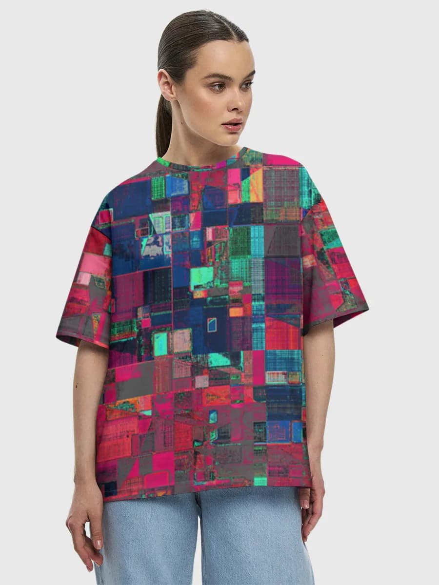 Women's oversized cotton T-shirt