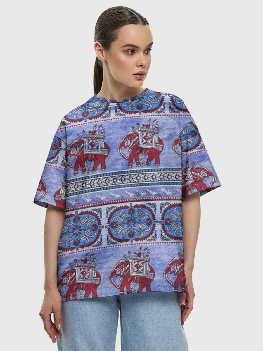 Women's oversized cotton T-shirt
