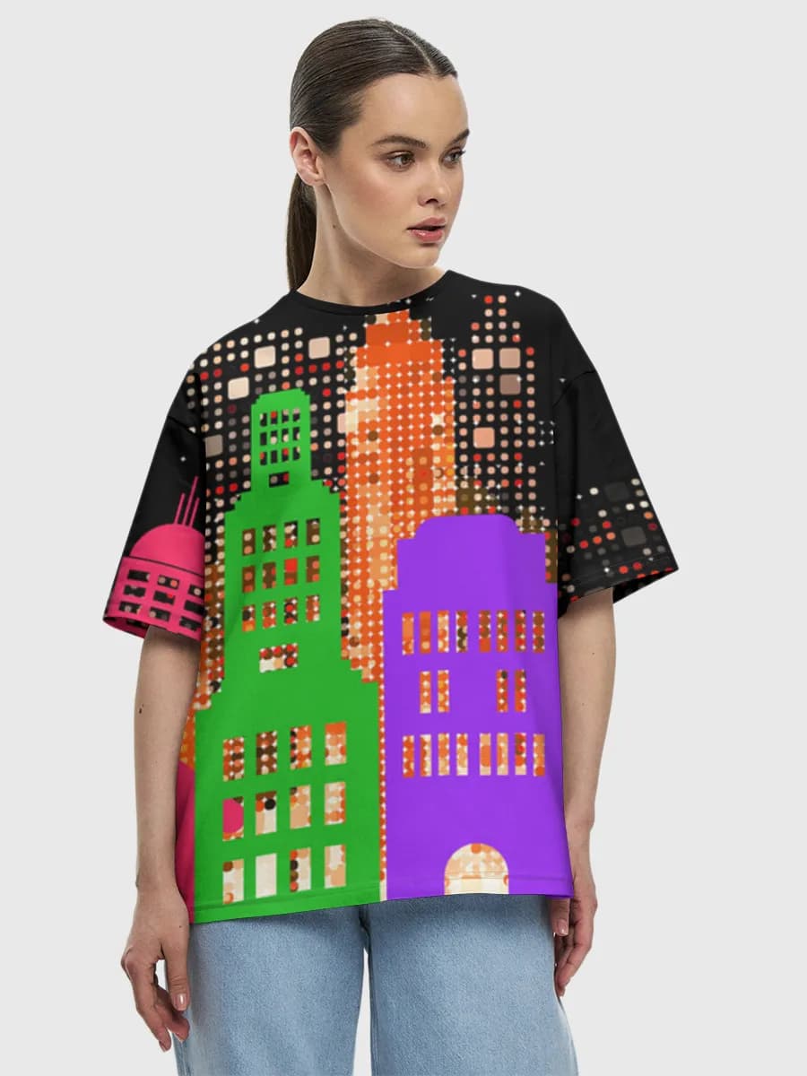T-shirt Coton Oversize Femme