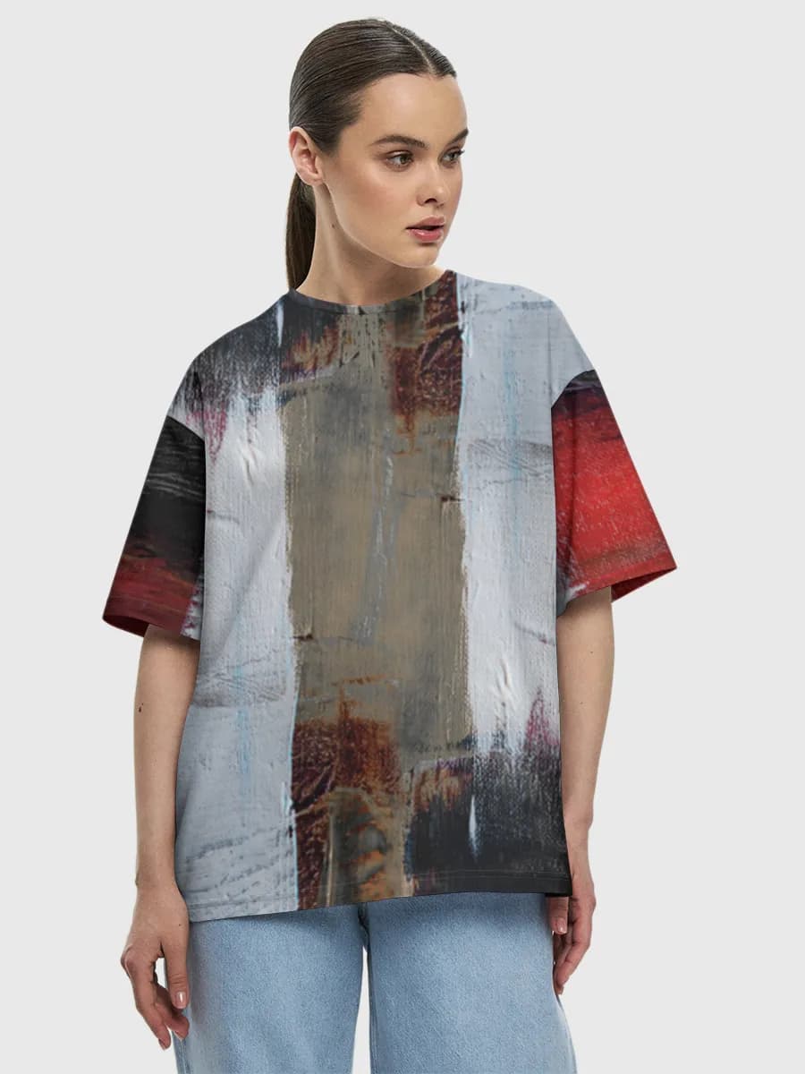 Women's oversized cotton T-shirt