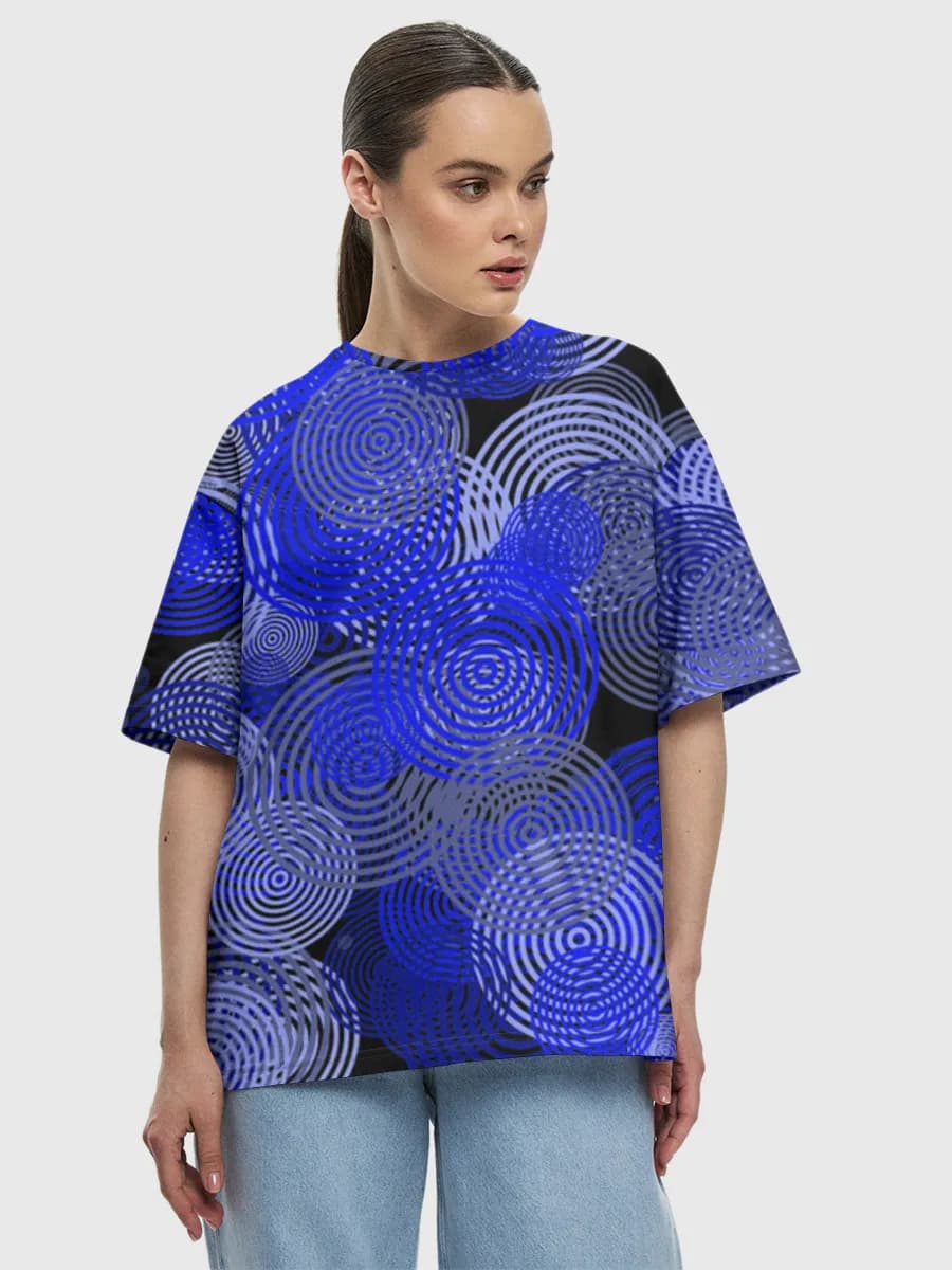 レディース ビッグシルエット コットンTシャツ