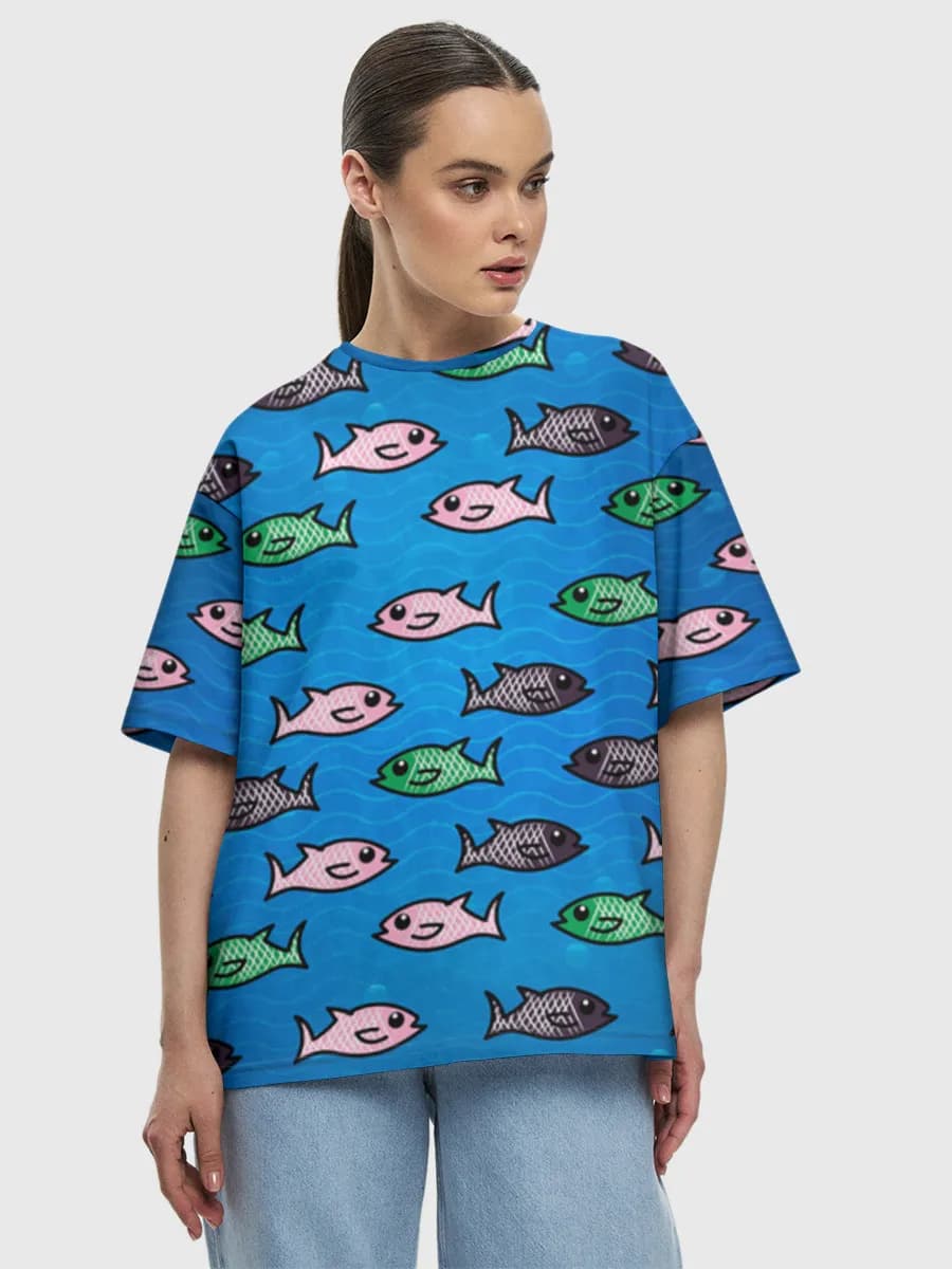T-shirt Coton Oversize Femme