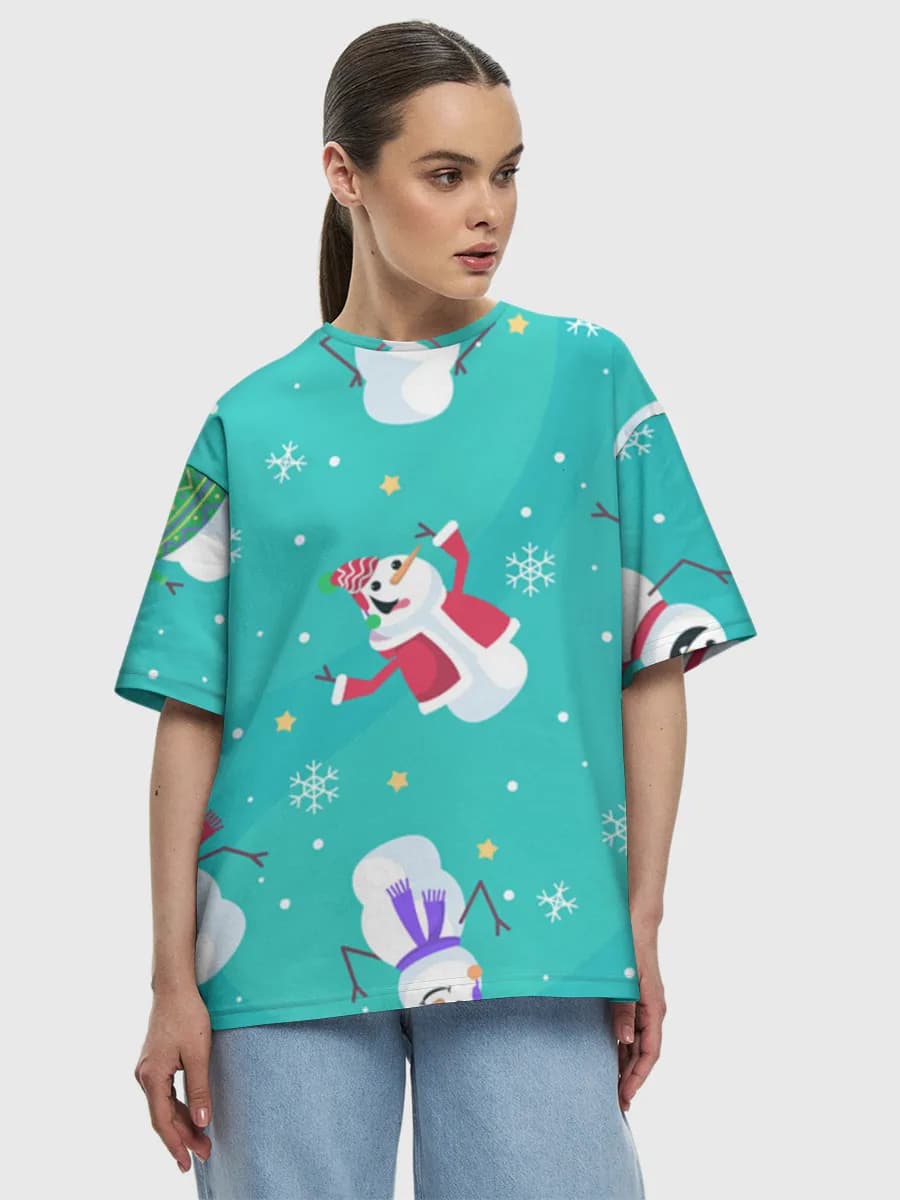 Women's oversized cotton T-shirt