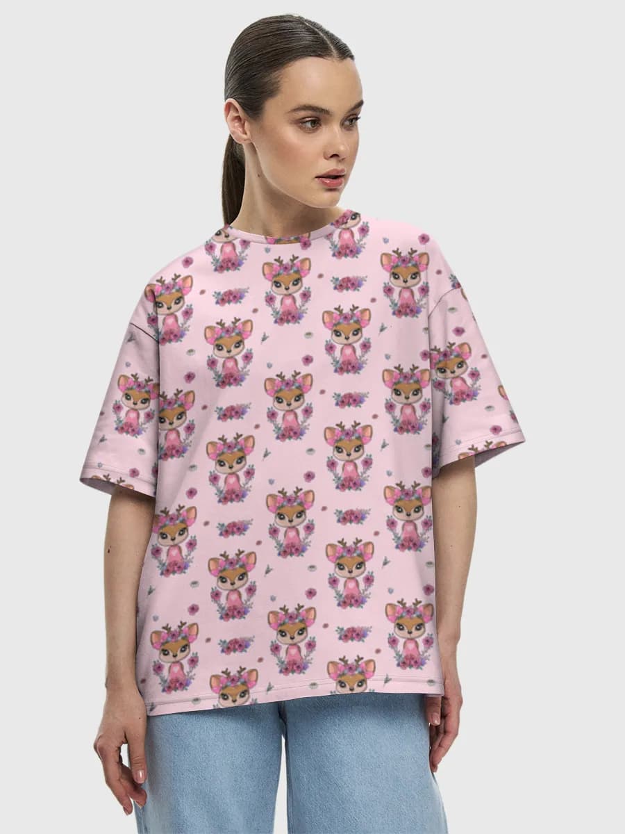 T-shirt Coton Oversize Femme