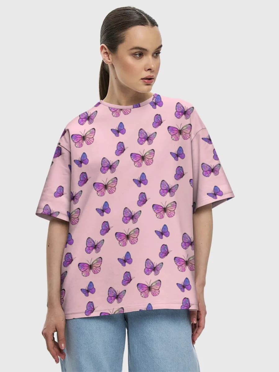 Women's oversized cotton T-shirt