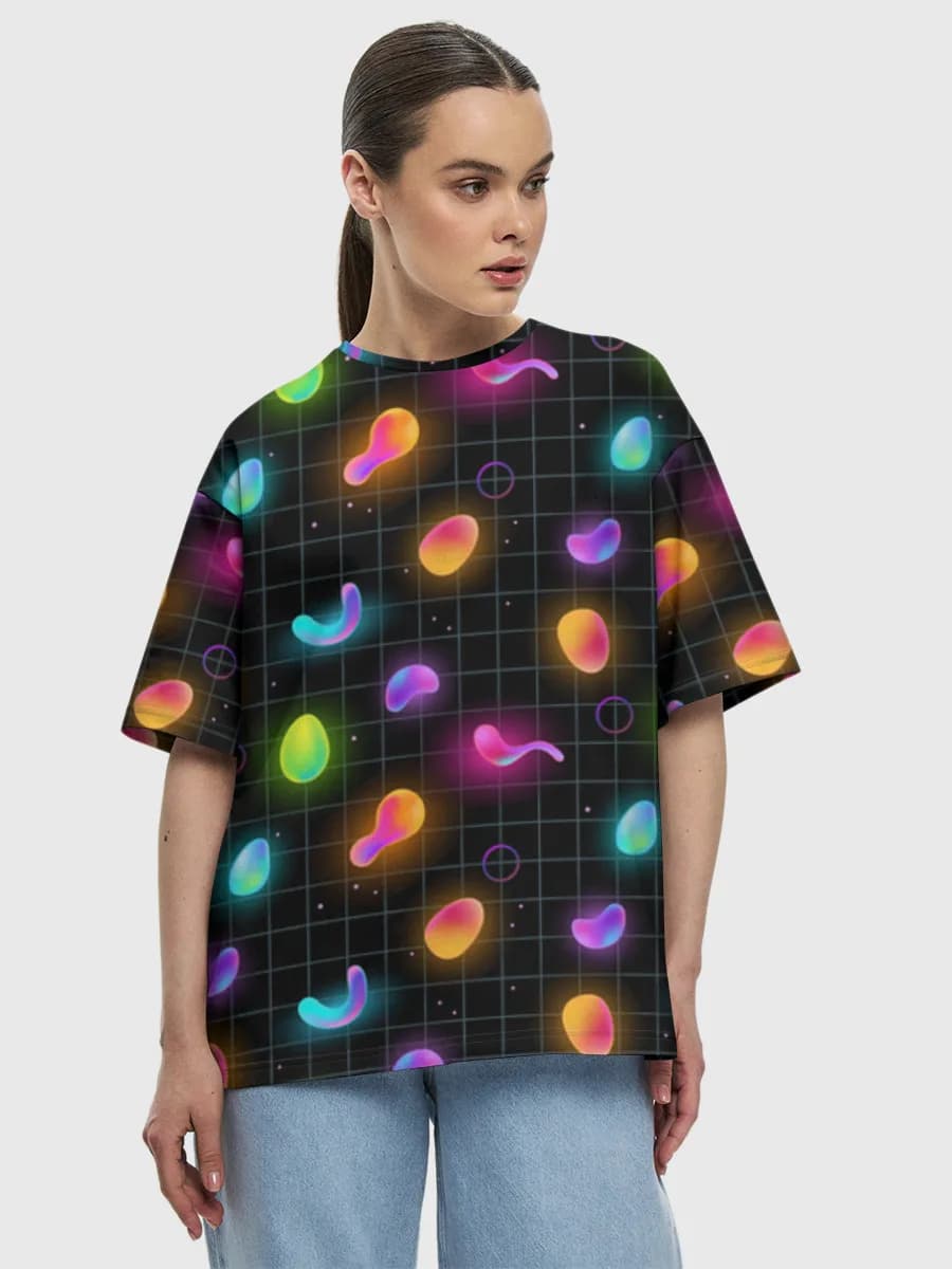 Women's oversized cotton T-shirt