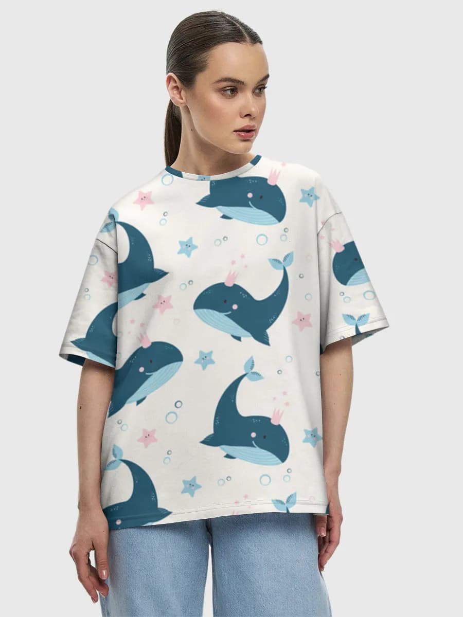 T-shirt Coton Oversize Femme