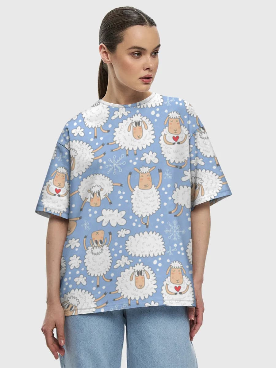 T-shirt Coton Oversize Femme