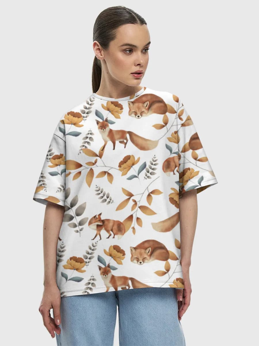 T-shirt Coton Oversize Femme