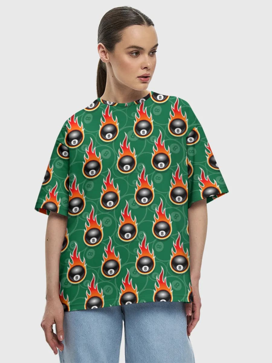Women's oversized cotton T-shirt