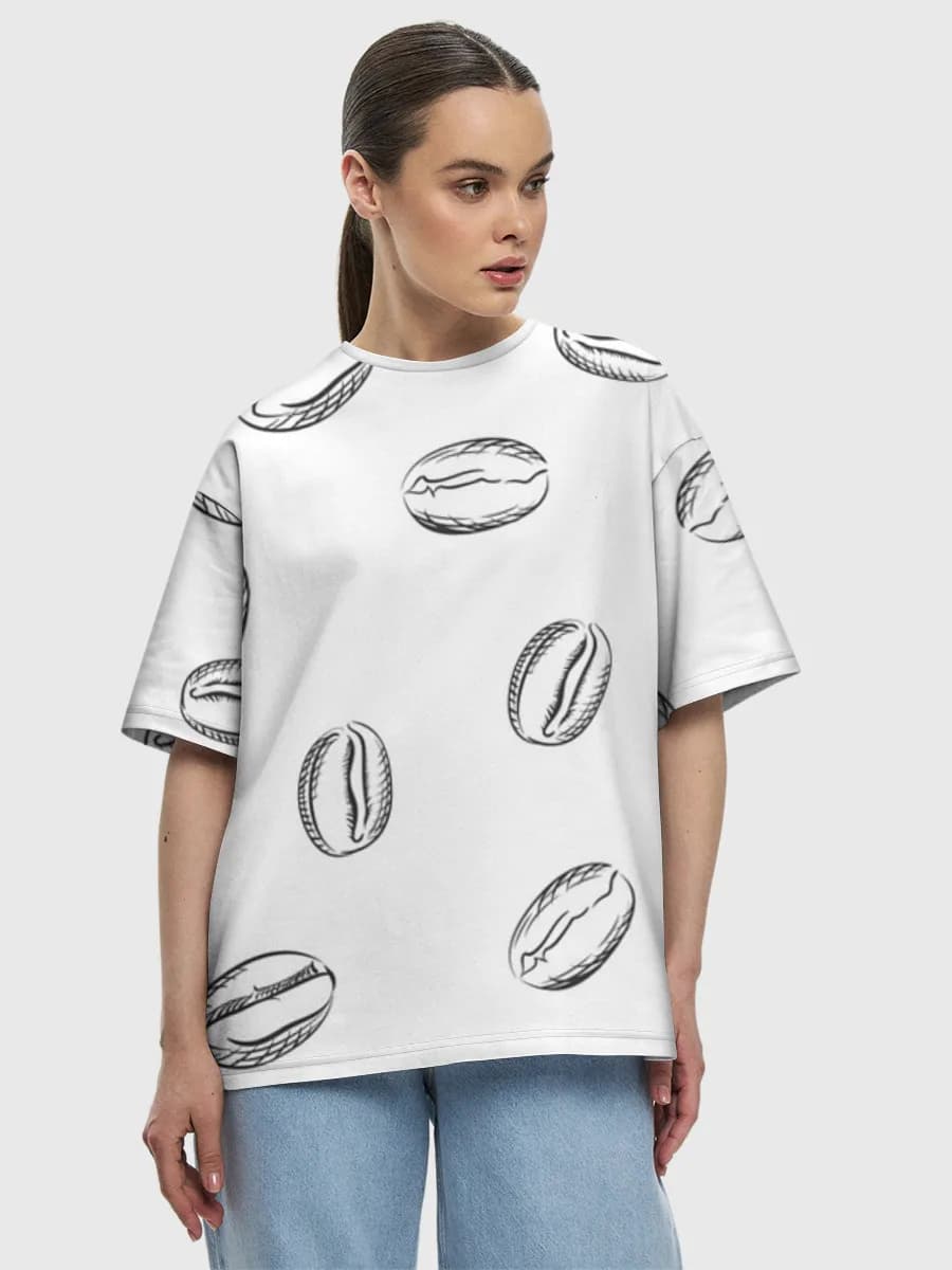 Women's oversized cotton T-shirt