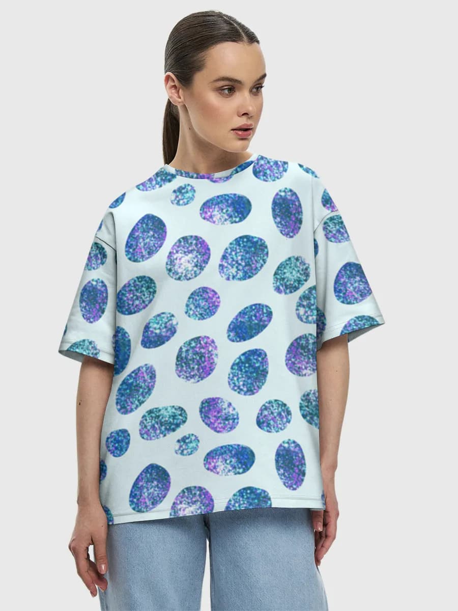 Women's oversized cotton T-shirt