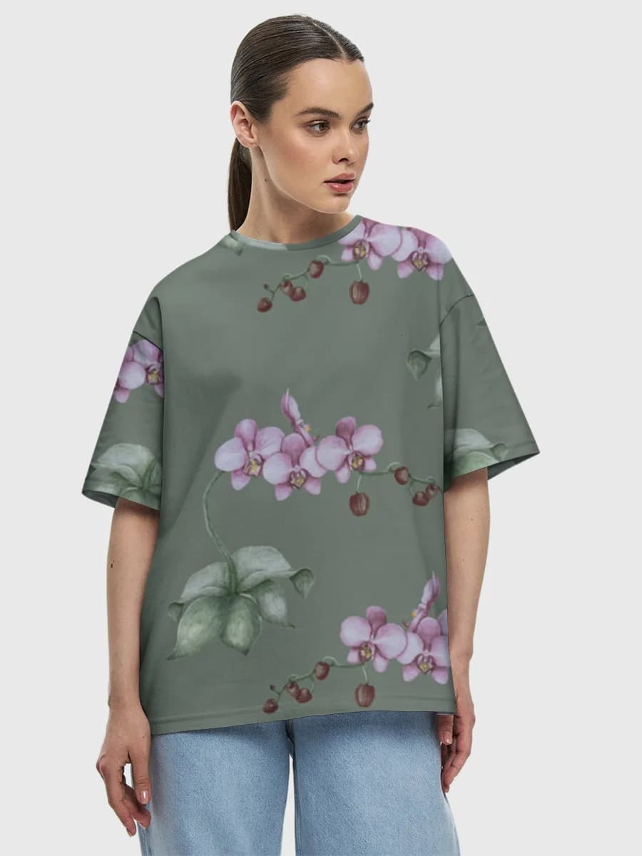 Damen Oversized Baumwoll T-Shirt