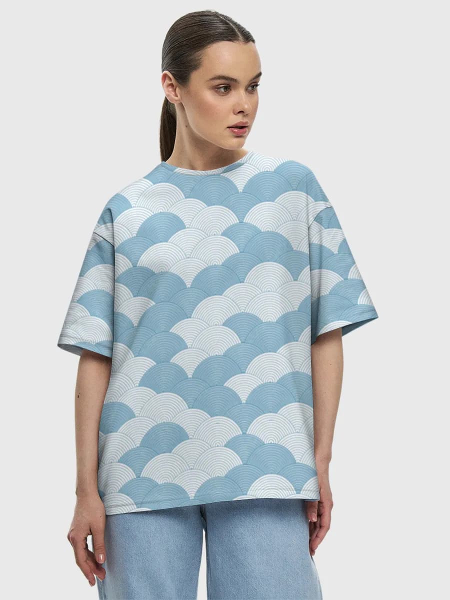Women's oversized cotton T-shirt