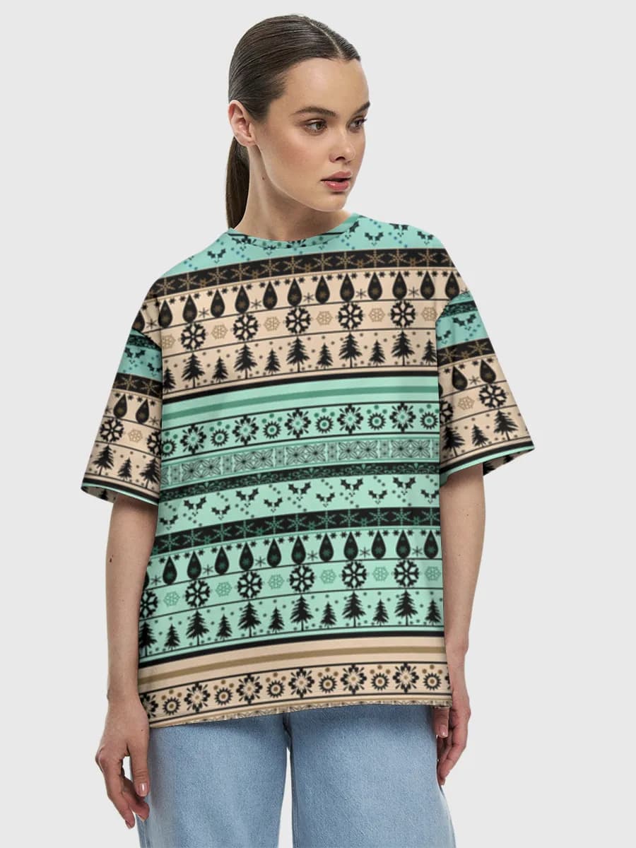 Women's oversized cotton T-shirt