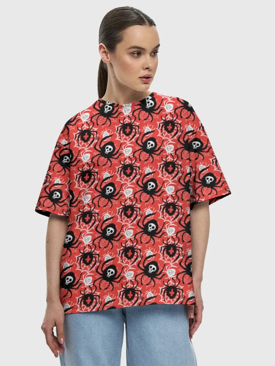 Damen Oversized Baumwoll T-Shirt