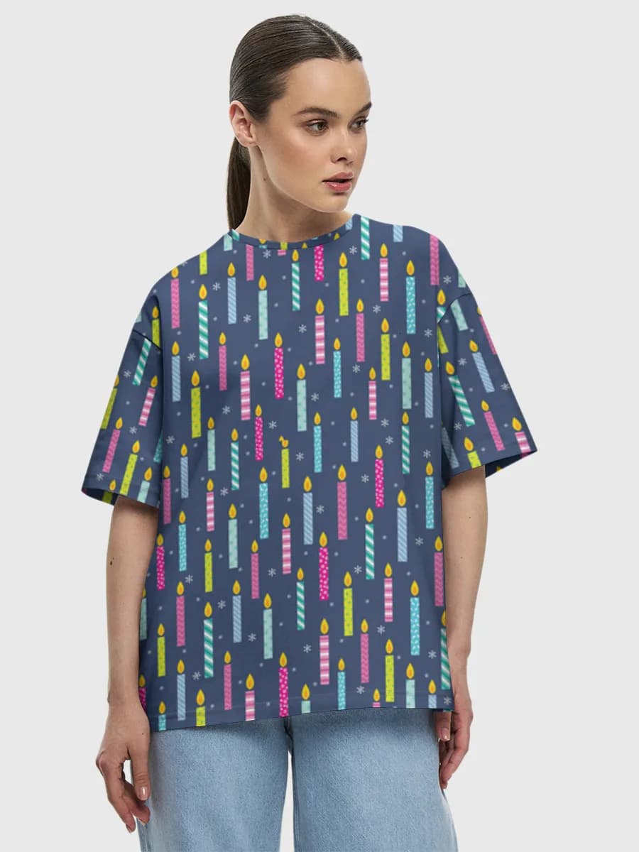 Women's oversized cotton T-shirt