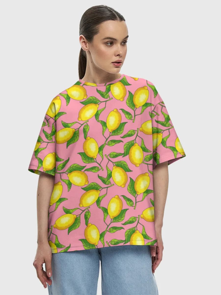Women's oversized cotton T-shirt