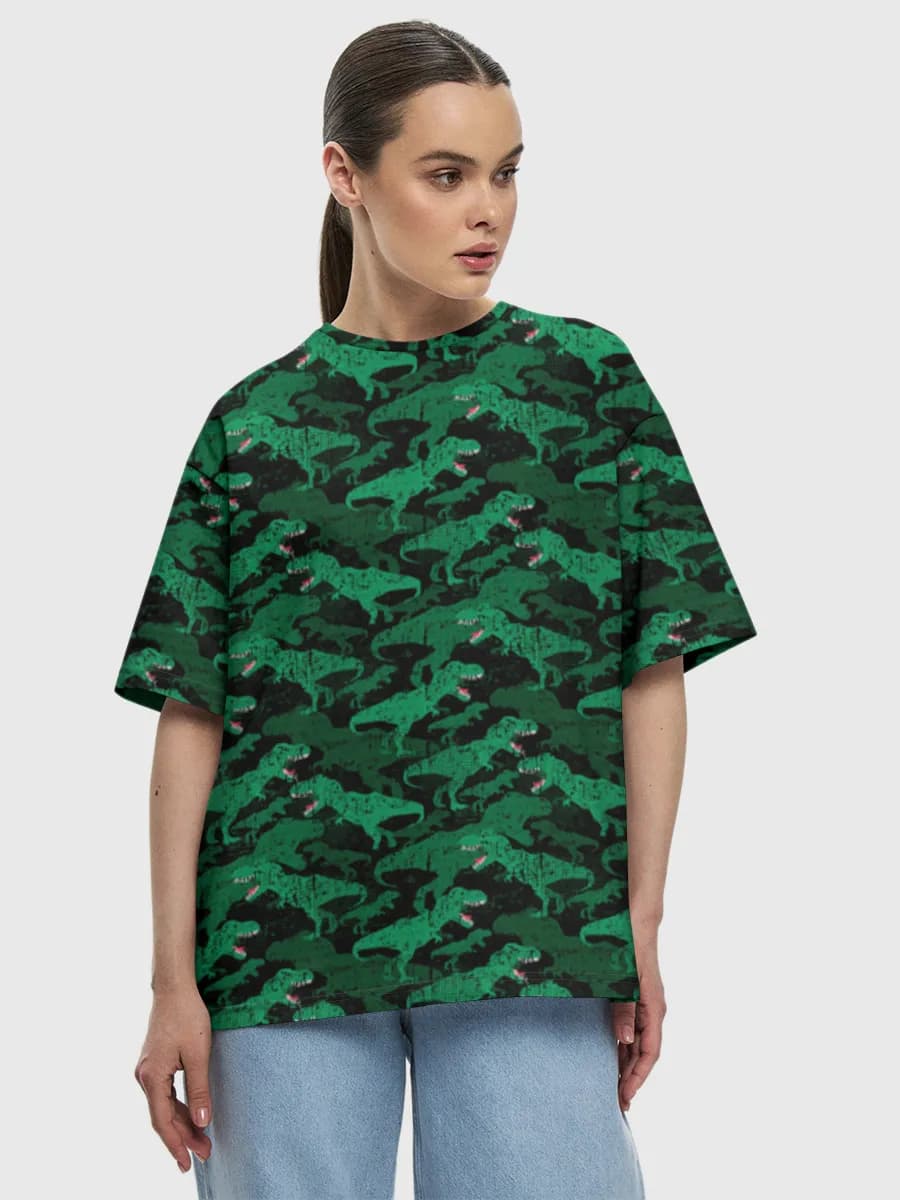 Women's oversized cotton T-shirt
