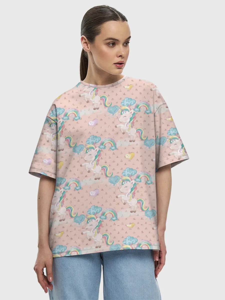 T-shirt Coton Oversize Femme