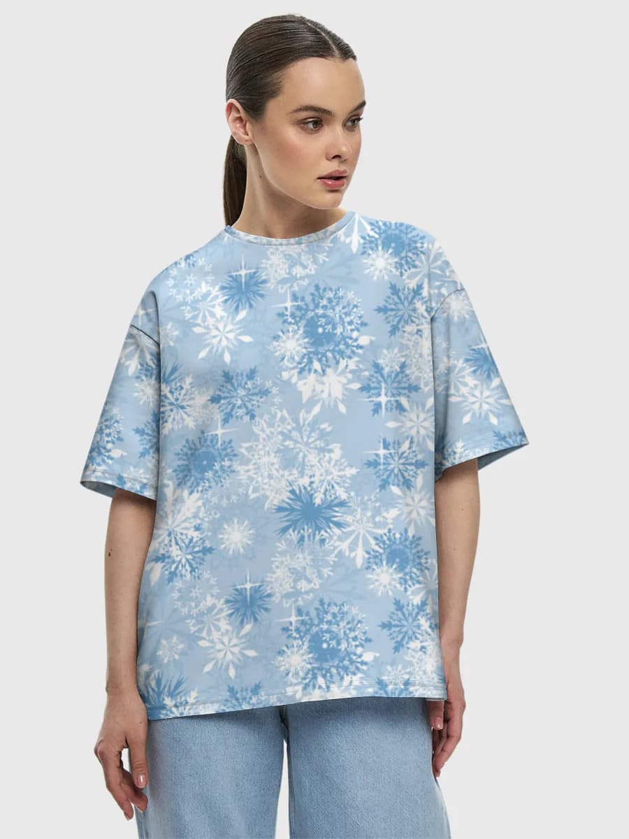 Women's oversized cotton T-shirt