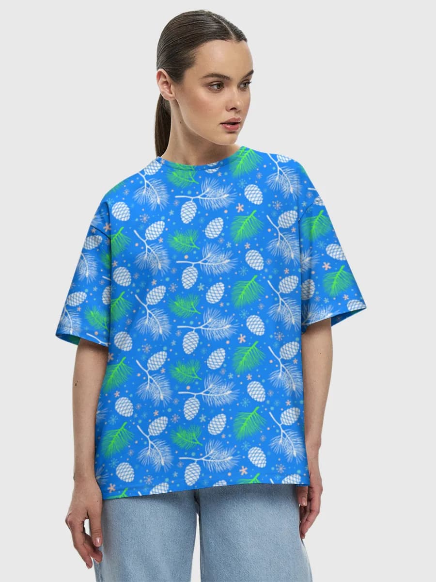 Women's oversized cotton T-shirt