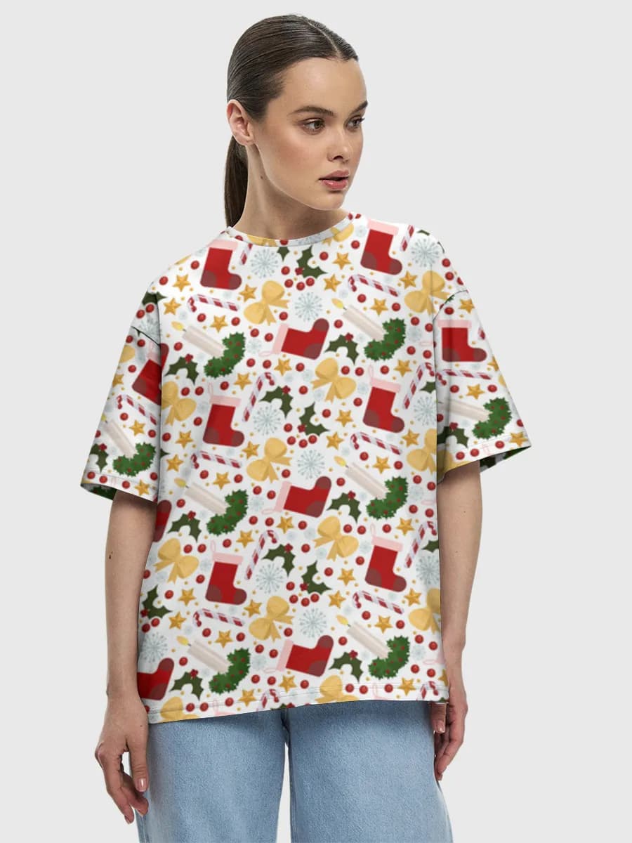 Women's oversized cotton T-shirt
