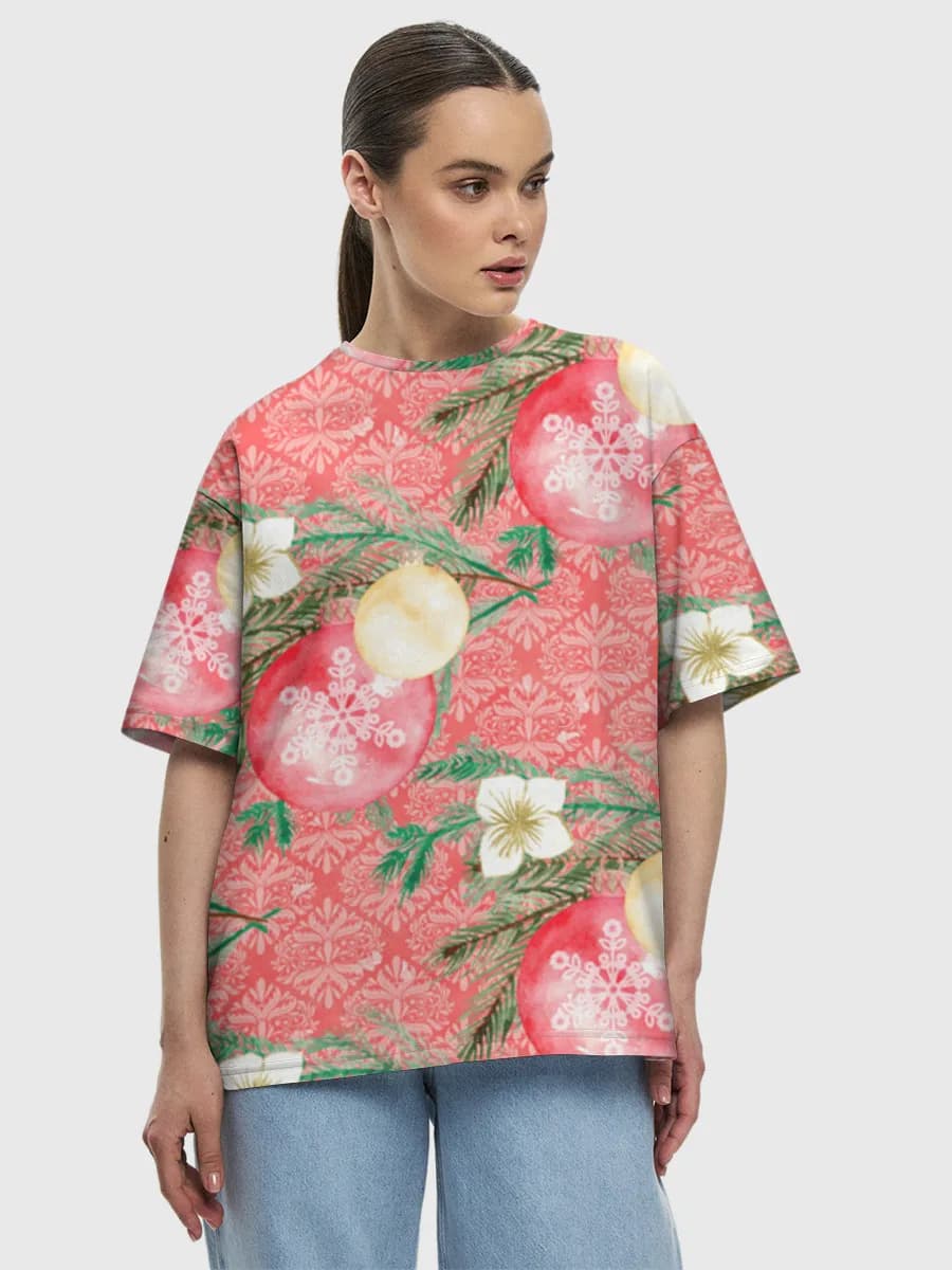 Women's oversized cotton T-shirt