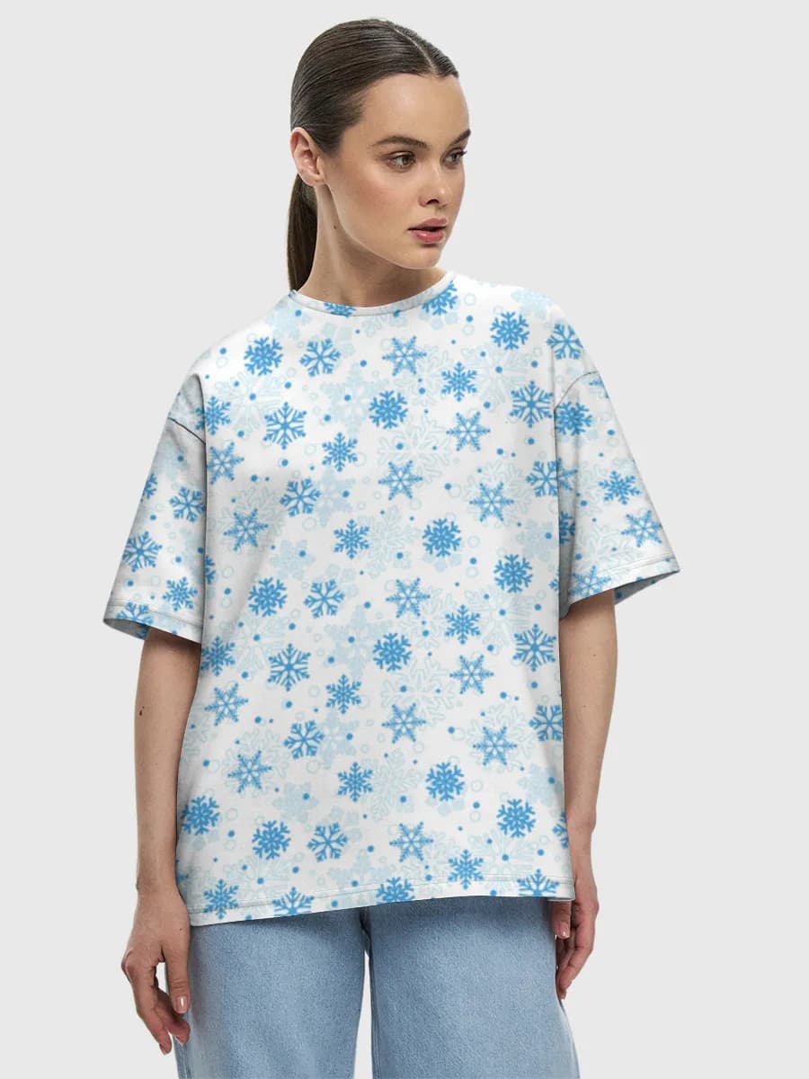 Women's oversized cotton T-shirt
