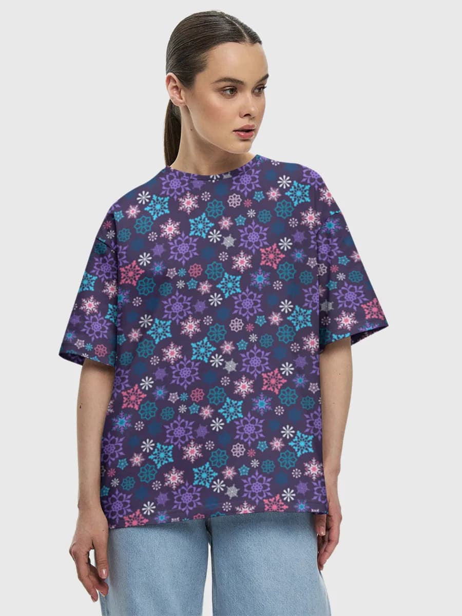 Women's oversized cotton T-shirt