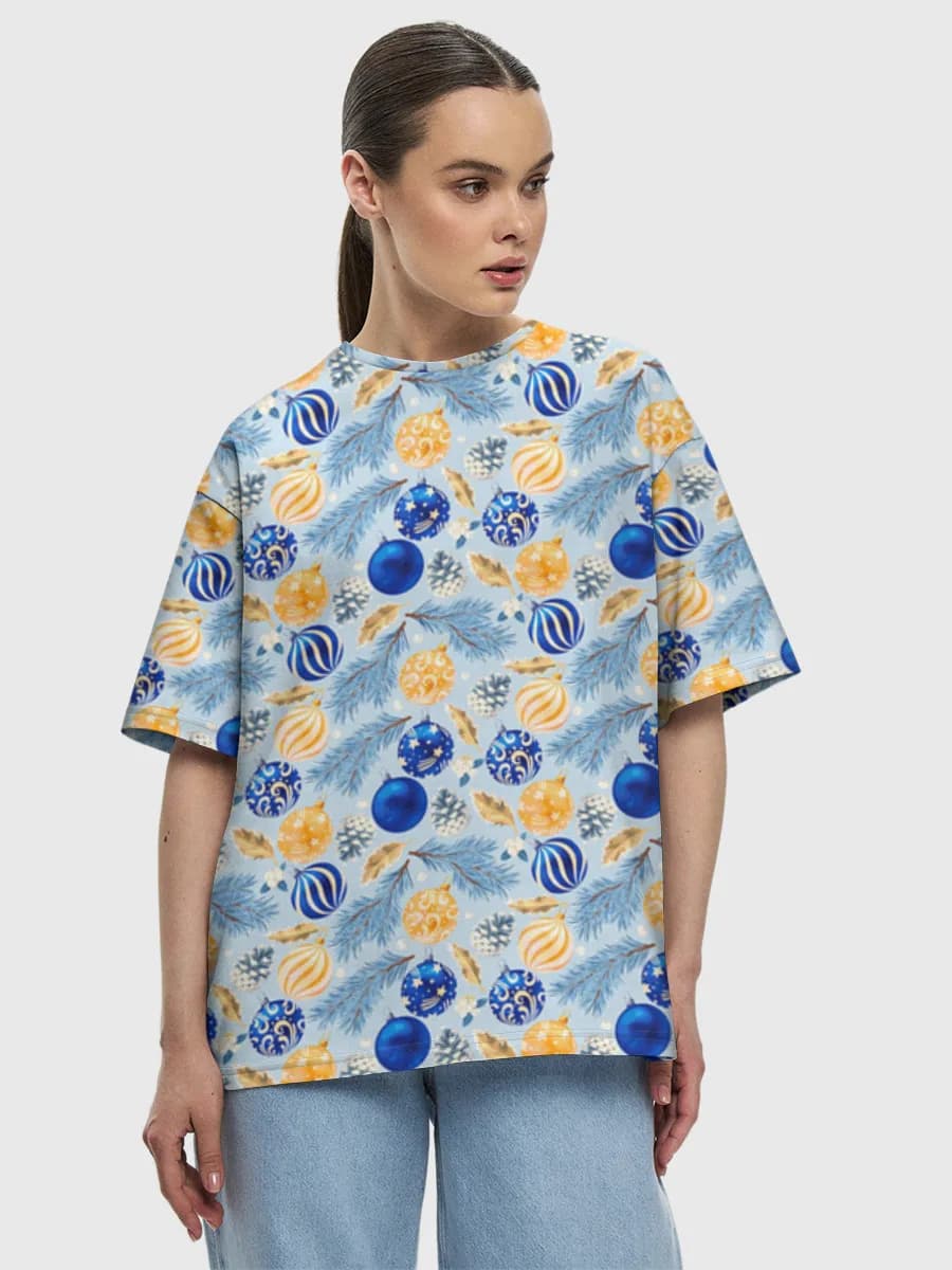 Women's oversized cotton T-shirt