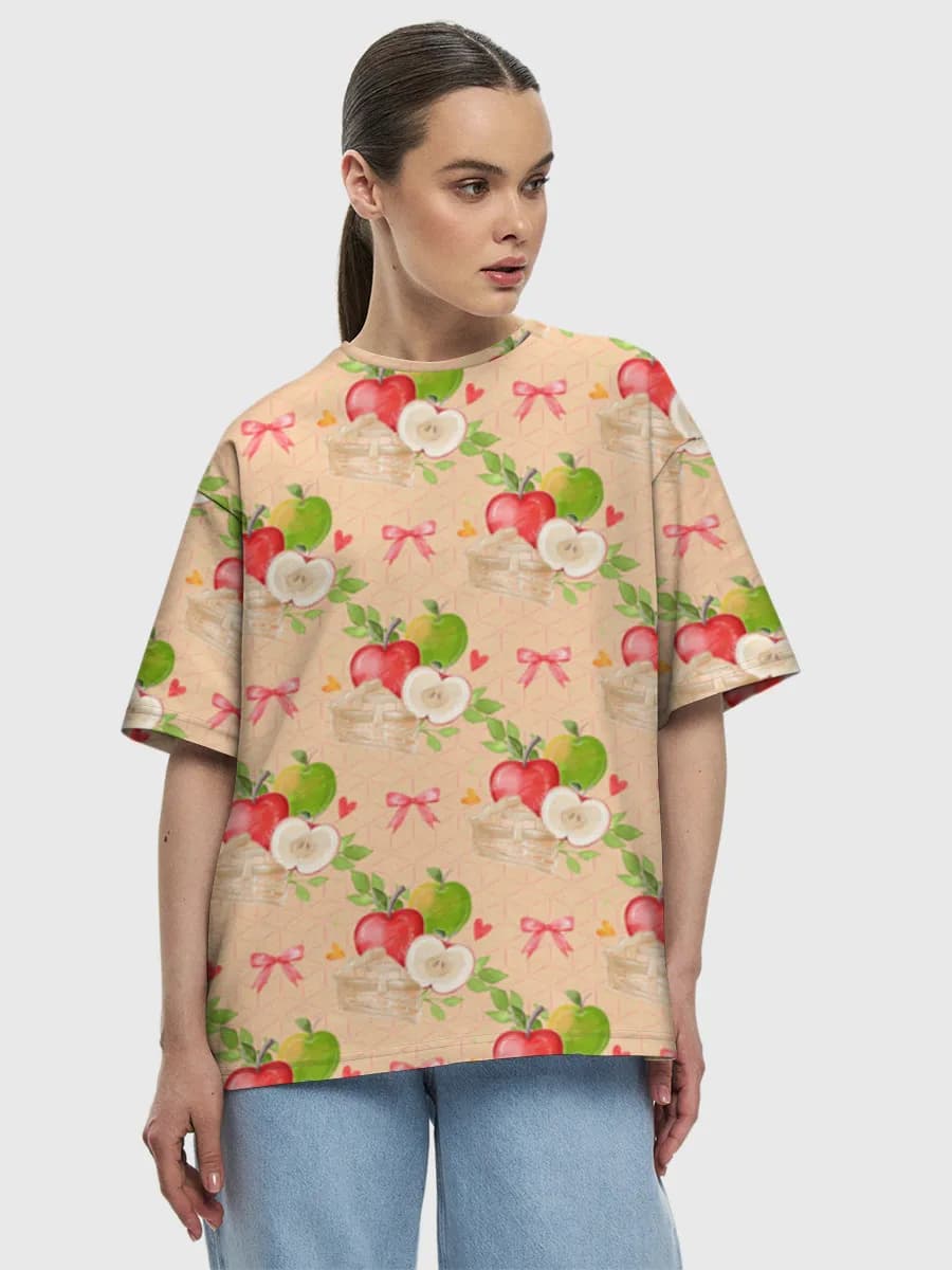 Women's oversized cotton T-shirt
