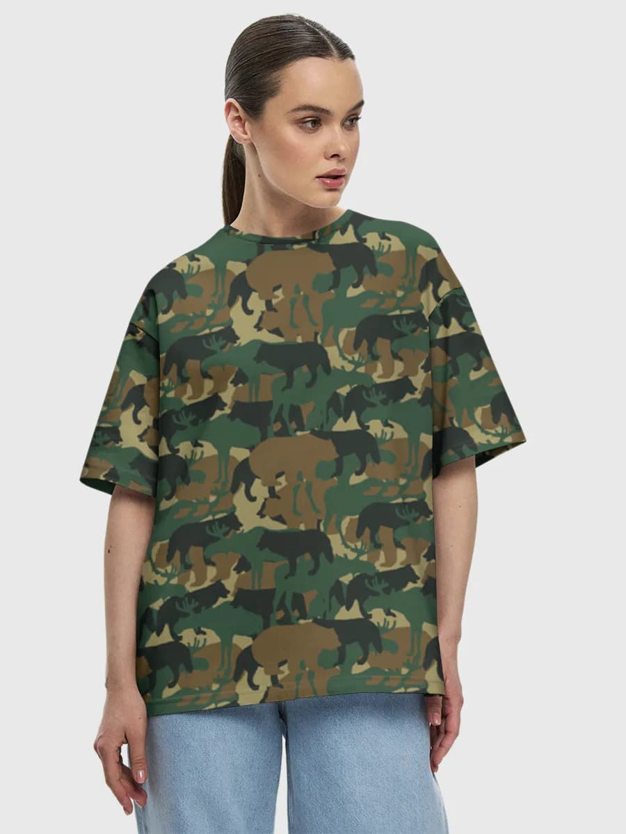 Women's oversized cotton T-shirt