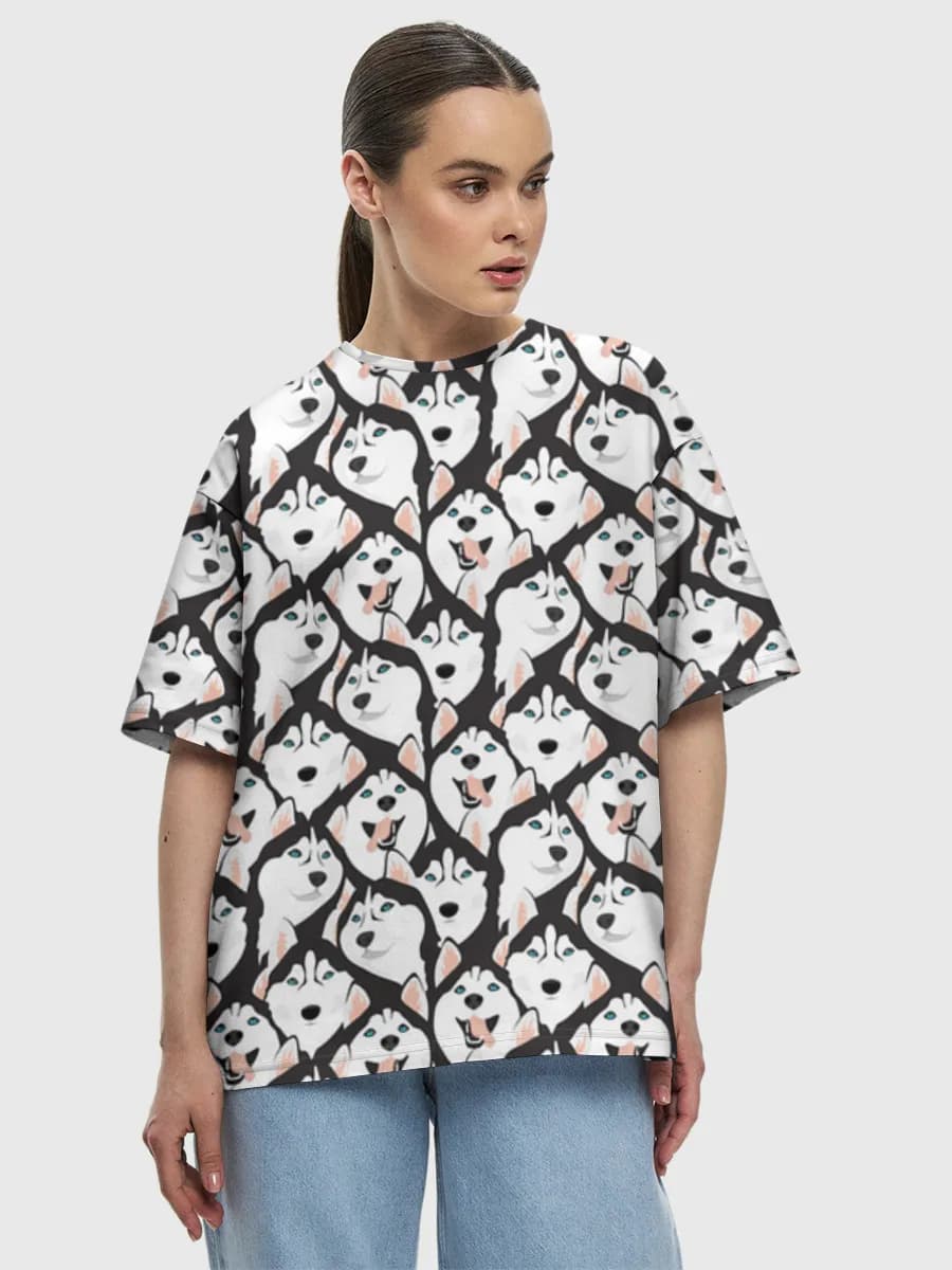 T-shirt Coton Oversize Femme